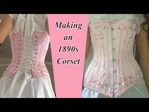 Making an 1890s Corset under $30, Sew with me | Symington #23940