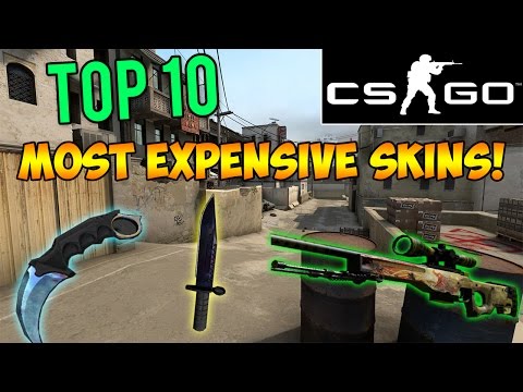 CS GO - Top 10 Most Expensive Skins & Rare Weapons 2015! Counter Strike Rarest Knives & Skins