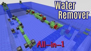 Efficient water remover flying machine [large scale] | Minecraft [STILL works]