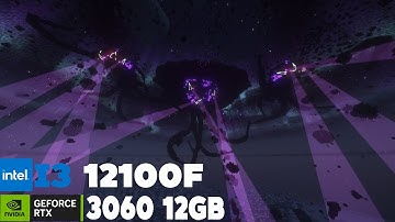 I3 12100F + RTX 3060 12GB CRACKERS WITHER STORM MOD TESTED IN MINECRAFT WITH 16 CHUNK AND SHADERS