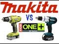 Ryobi 18v drill vs Makita 18v LXT drill