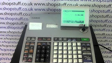 Casio SE-S3000 / PCR-T2100 Cash Register Instructions: How To Preset Discount Buttons