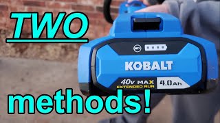 How to replace reload string on Kobalt 40V trimmer