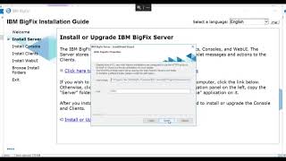 BigFix  - Installing the BigFix Server Windows - 1 of 4 - Installing the Server Application
