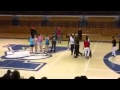 Epic front flip 11 people half court to almost three point line