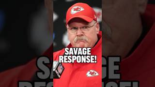 Andy Reid BODIES reporter after a dumb question! #chiefs #chiefsnews #nfl