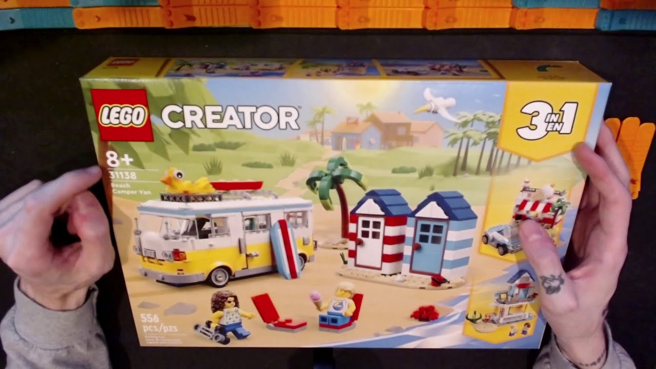 Lego Creator 3 In 1 Beach Camper Van 31138 Build And Review! Bought It For  The Vehicle, Like It All! - Youtube