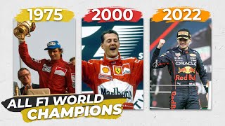 All F1 World Champions | Winners from 1950 to 2022