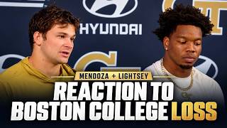 Georgia Tech’s Tough Loss to Boston College | Alberto Mendoza & E.J. Lightsey React