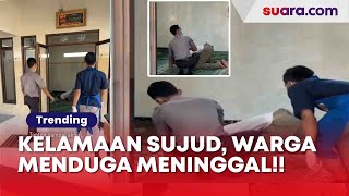 Momen Pria Bikin Heboh Saat Sholat Di Masjid, Satpam: Ah Ngeprank Ini Mahh