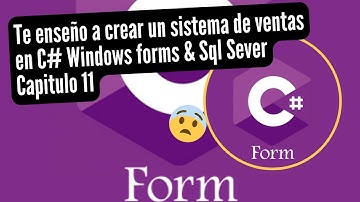 C# Windows Forms Sql Sistema de Ventas Capitulo 11