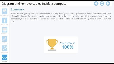 Advanced Hardware Lab 1-5: Diagram and Remove Cables Inside a Computer