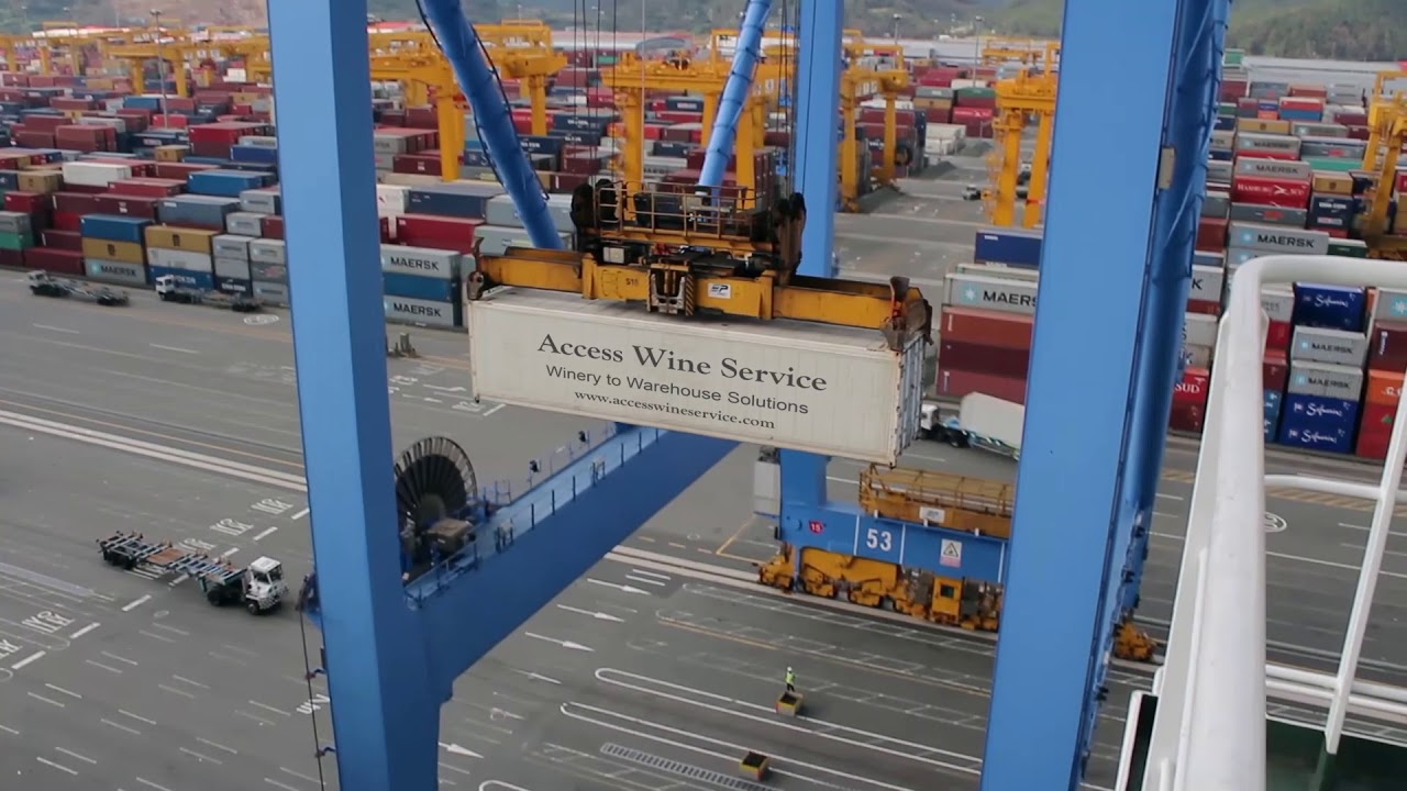 Wine Shipping Container Access Wine Service YouTube