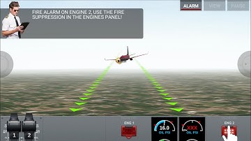 737 License C  (Airline Commander) Engines on fire