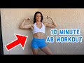 AT HOME AB WORKOUT!