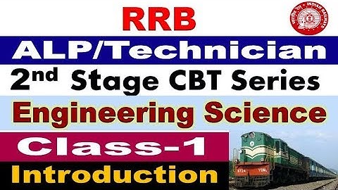 RRB ALP 2nd stage CBT Engineering Science class - 1 For All Aspirants By  SRINIVAS Mech