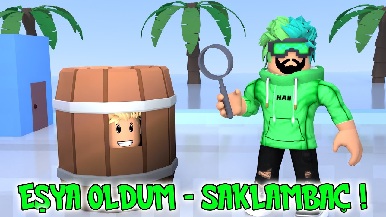 EŞYA OLDUM KİMSE BENİ BULAMADI ! w/HAN KANAL | Roblox Prop Hunt X Hide and Seek