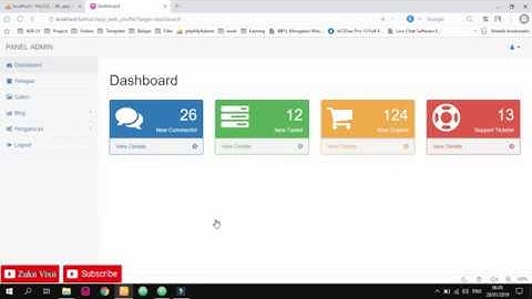 Cara Membuat Aplikasi Website Company Profile #20 Membuat Update Akun