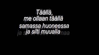 Video thumbnail of "Sanni - Kiinni (Lyrics)"