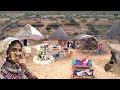 Traditional tharparkar desert village life in sindh  desert life pakistan  village life pakistan
