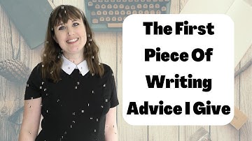 The First Piece Of Writing Advice I Give - Creative Writing Advice With JJ Barnes