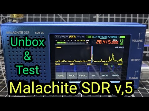 MALAHITEAM MALAHITE SDR V5 DSPラジオ受信機 UNBOX - MALACHITE DSP , SDR V5 Receiver - HF , VHF UHF AIRBAND