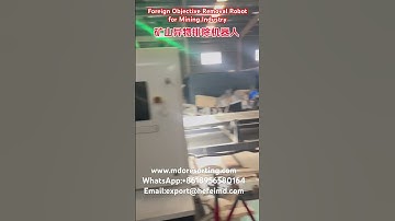 Foreign Objective Removal robot for mining industry #oresorting #miningrobot