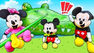 Микки Маус – Наживка На Крокодила🐊 Видео Про Игрушки И Игры Для Детей
