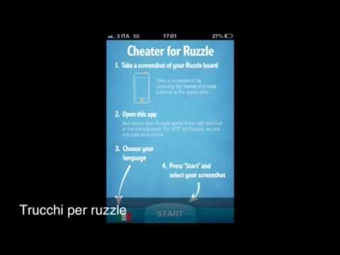 Tutti i trucchi per ruzzle