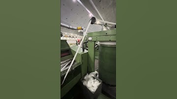 🔥 Cotton Cardigan Machine 🧵 | Thread Making Process in Pakistan 🇵🇰 | Amazing Textile Industry