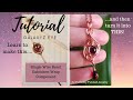 Wire Wrapping Tutorial - Galaxyz Eye, One Wire Mini Cabochon Wire Wrapped Pendant