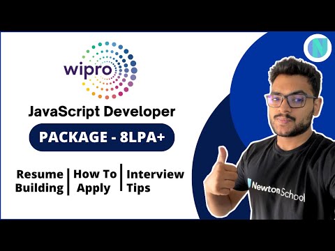 Wipro Hiring For Javascript Developer (Freshers & Experienced) 🔥 | Salary 8 LPA+