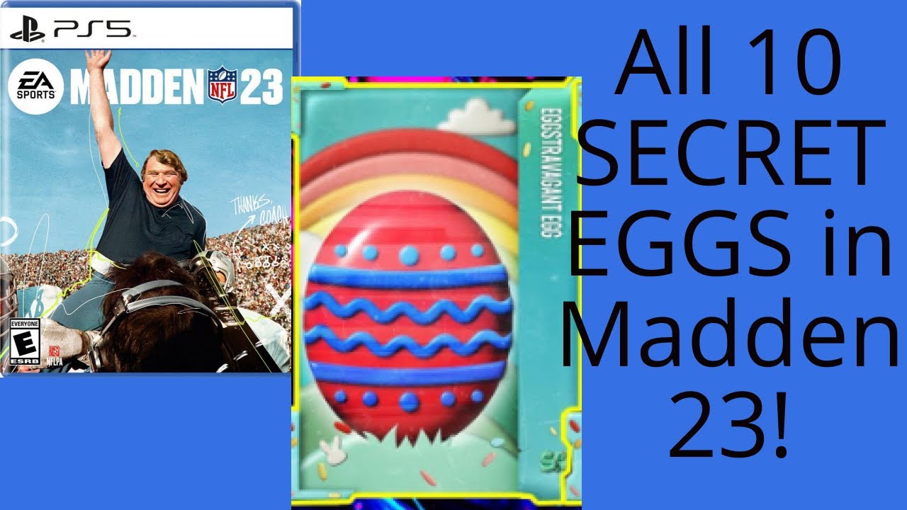 ALL 10 Secret EGGS in Madden 23!