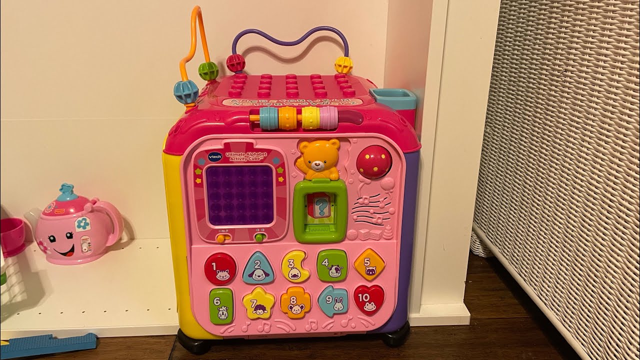 Wooden Activity Cubes Vtech Ultimate Alphabet Activity Cube For