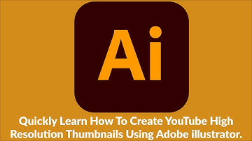 How to Create YouTube Thumbnails Using Adobe Illustrator #adobe #adobeillustrator #tutorial