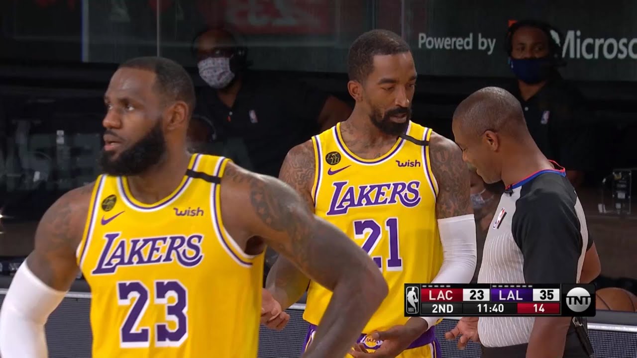 LAKERS vs CLIPPERS - 1st Half Highlights | NBA Restart - YouTube