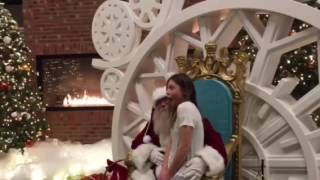 Santa Homecoming Surprise With Soldier Uncle In The Army And Niece