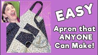 Easy Apron that Anyone Can Make