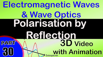 Polarisation by reflection Electromagnetic Waves and Wave optics class 12 physics subject notes