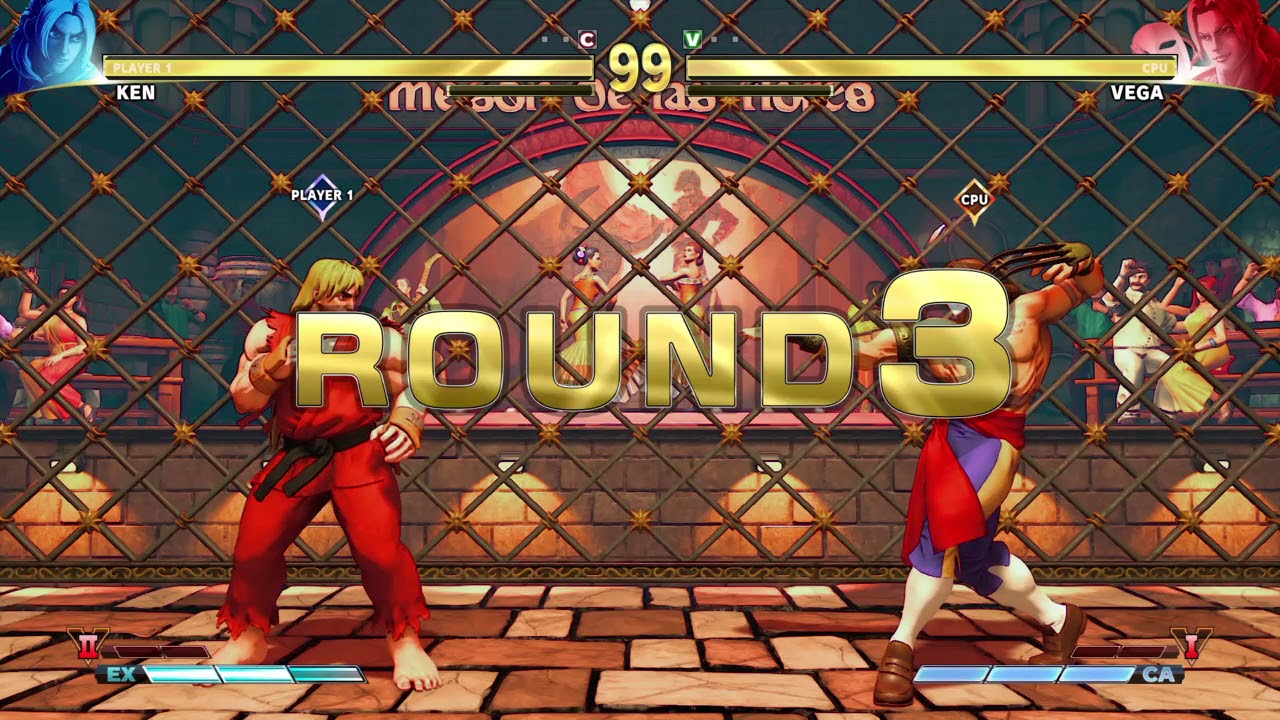 STREET FIGHTER V Ken vs Vega 