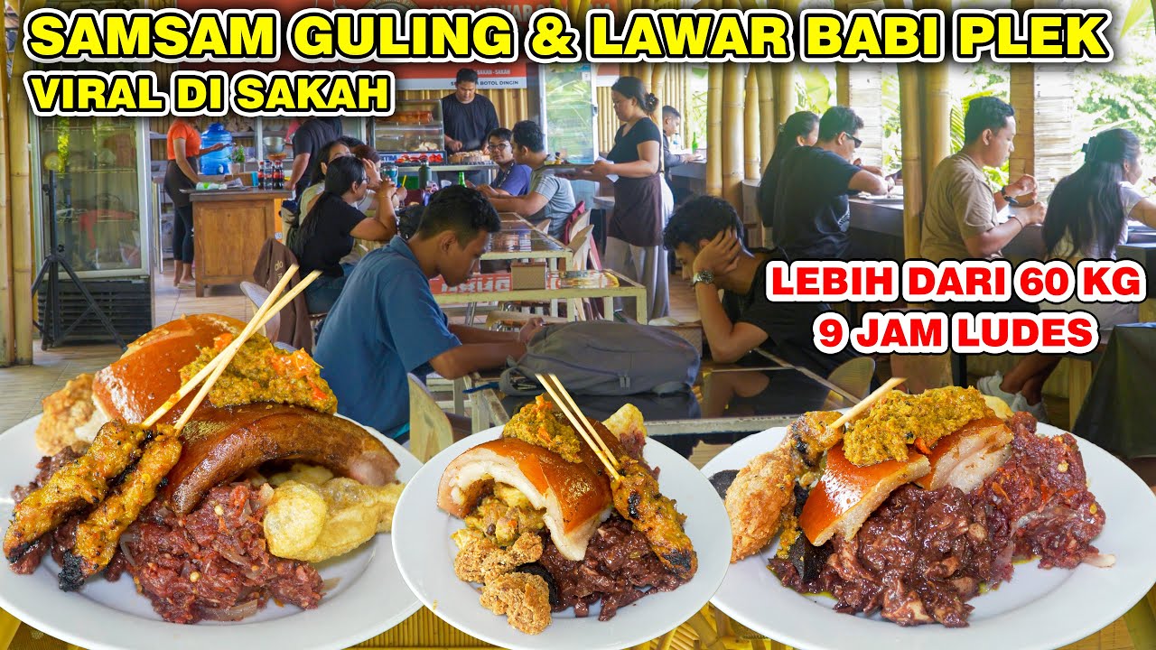 SAMSAM GULING & LAWAR BABI PLEK VIRAL DI SAKAH 🔥 LEBIH DARI 60 KG 9 JAM LUDES -  NANG BAGONG 89