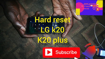 Hard #reset lg k20 plus #lg #k20plus #lgk20plus: New methode 2020 : hard reset lg k20+
