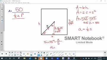 8.4 Notes Area of Regular Polygons