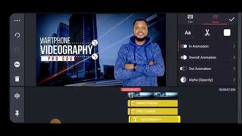 Professional Typography in Kinemaster | Smartphone Videography ¦ Animation