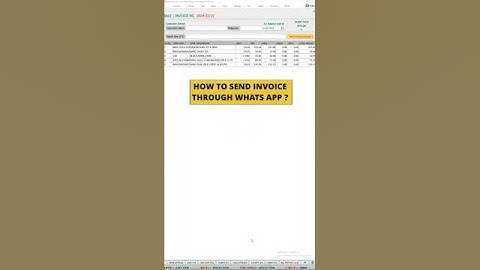 How to Send an Invoice via WhatsApp?