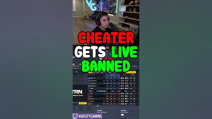 CHEATER GETS LIVE BANNED #shorts