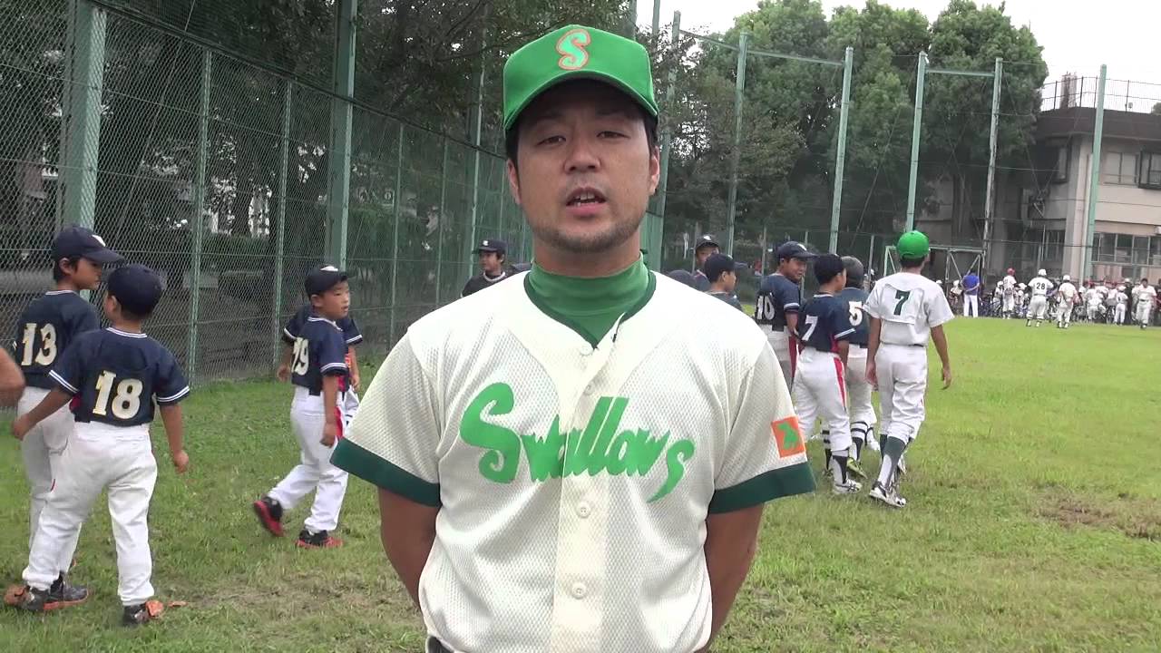 東京都墨田区 小学生野球チーム 緑スワローズ 平井監督 Youtube