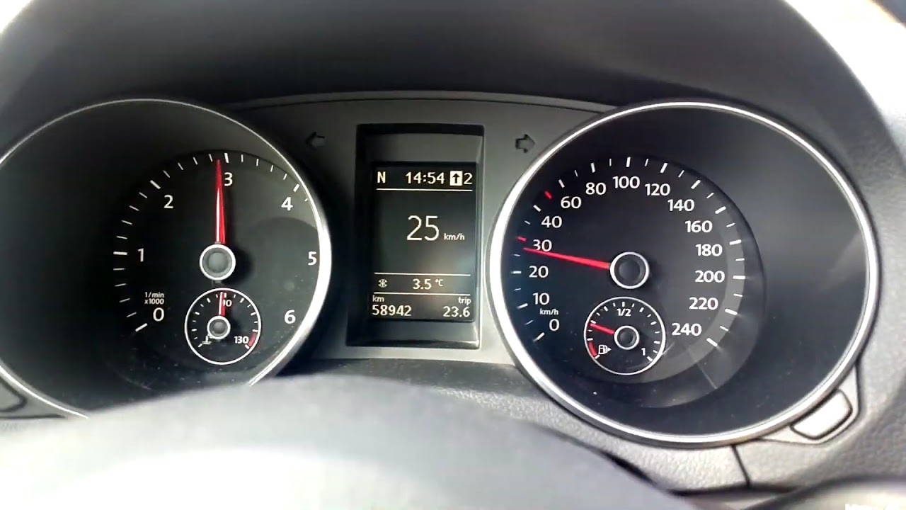 VW Golf VI 1.6 TDI ( 105 PS ) *Acceleration* 0 170 km/h