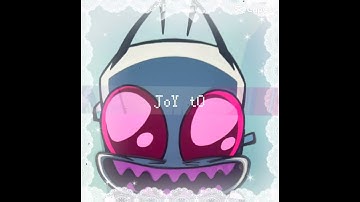 His big head gets in the way- #invaderzim #zim #dib #gir #trending #trend #random #edit