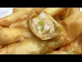 鲜虾小春卷 ! Fried Spring Rolls !